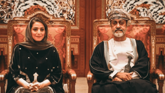 شاهدوا : أول إطلالة رسمية بالصوت والصورة لزوجة سلطان عُمان