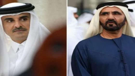 في أول اتصال هاتفي منذ سنوات.. أمير قطر يعزي حاكم دبي