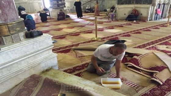الخلايلة: فرش المسجد الأقصى المبارك بالسجاد الجديد قريباً