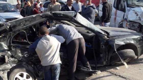 وفاة 10 فلسطينيين بحادث سير مروع في أريحا