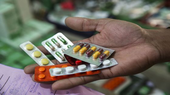 Health facilities in Pakistan Free medicines stock at drug store for the patients in district headquarters hospital (DHQ) Kasur.
