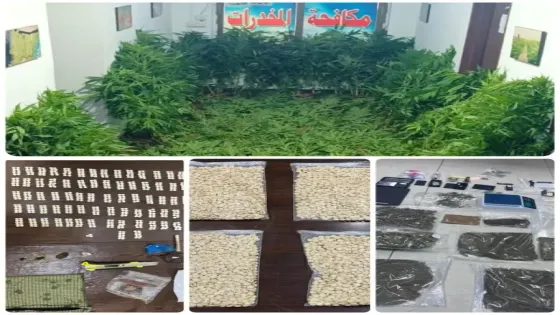 القبض على 35 تاجراً ومروجاً للمخدرات تورطوا في 13 قضية نوعية