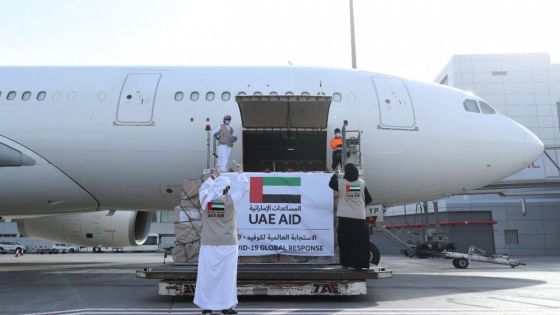 وصول طائرة إماراتية تحمل مساعدات طبية للأردن