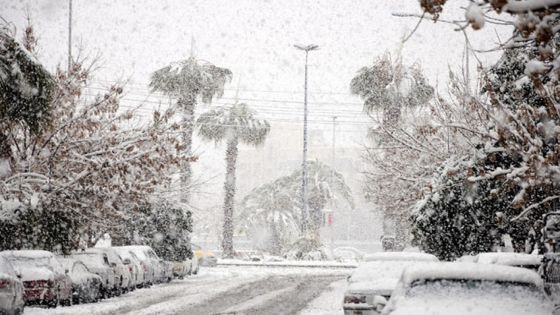 جبهة هوائية باردة عالية الفعالية تبدأ بعبور المملكة عصر الاثنين