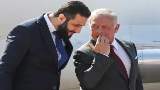 الملك والرئيس السوري يبحثان العلاقات الثنائية والتطورات الراهنة