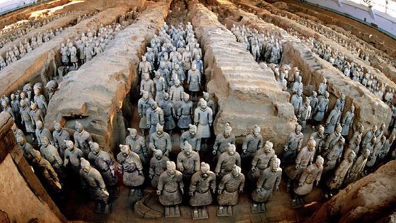 الطين المفقودين» في مقبرة سرية لأول إمبراطور صيني