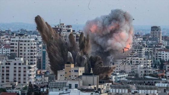 ” من جديد ” إسرائيل تقصف بناية سكنية في مدينة غزة