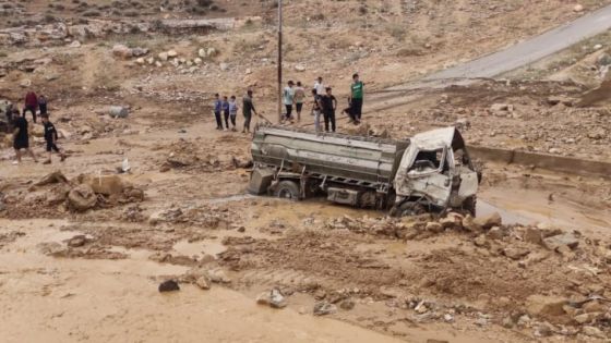 فقدان طفل جراء السيول الجارفة في الزرقاء