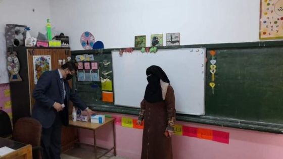 مدير التربية يتفقد عدد من مدارس محافظة جرش