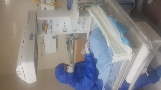 اجراء عملية ولادة قيصرية لمصابة كورونا في مستشفى النديم