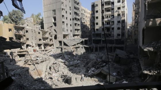 A view shows the damage at the site of the Israeli airstrike that killed Lebanon's Hezbollah leader Sayyed Hassan Nasrallah on Friday, in Beirut's southern suburbs, Lebanon, September 29, 2024. REUTERS/Ali Alloush