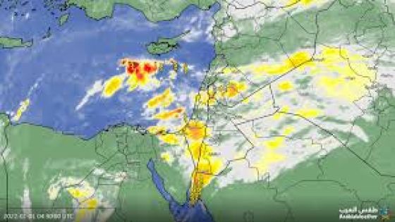 غيوم ماطرة رعدية على جنوب المملكة