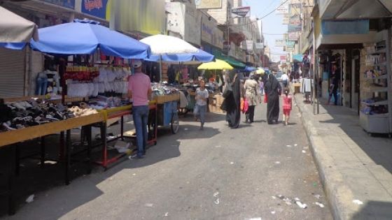 حملة لازالة البسطات في بالة اربد