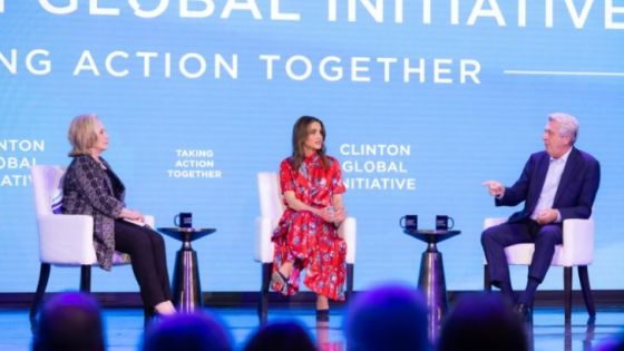 الملكة رانيا: العالم معرض لمواجهة أزمات متكررة
