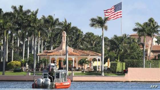 PALM BEACH, FL - DECEMBER 19: A U.S. Coast Guard boat passes in front of the Mar-a-Lago Resort where President-elect Donald Trump is staying as the 538 members of the Electoral College are set to make his election victory official on December 19, 2016 in Palm Beach, Florida. Mr. Trump is scheduled to stay at the location through the holidays. Joe Raedle/Getty Images/AFP