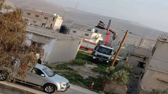 سقوط بقايا صاروخ على منزل في لواء الهاشمية