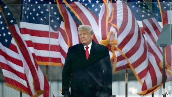 (FILES) In this file photo taken on January 6, 2021 US President Donald Trump arrives to speak to supporters from The Ellipse near the White House, in Washington, DC. - A New York grand jury on March 30, 2023, indicted Donald Trump over hush money payments made to a porn star during his 2016 campaign, making him the first former US president to face criminal charges. (Photo by Brendan Smialowski / AFP)