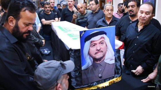 العراقيون يشيعون جثمان الفنان الراحل ياس خضر
