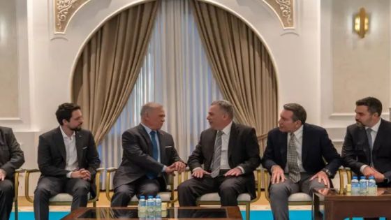 الملك وولي العهد يزوران بيت عزاء أبو الراغب