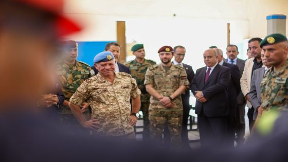 الملك يزور مدرسة حسن خالد أبو الهدى الثانوية الشاملة للبنين بالزرقاء