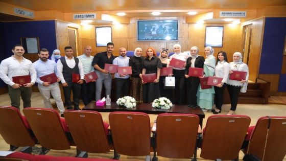 حفل تخريج طلبة الدبلوم التدريبي المدرب الشخصي الشامل في جامعة عمان الاهلية