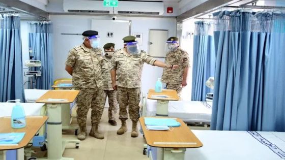 افتتاح المستشفى الميداني العسكري لكورونا بسعة 550 سريراَ