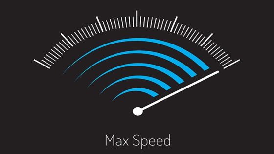 Symbol max speed meter. Blue and white gray colors. easy to communication. vector file