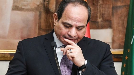 Egyptian President and African Union Chairman Abdel Fattah al-Sisi give a joint press conference with the Ivorian president at the presidential palace in Abidjan, on April 11, during the Egyptian president's visit to Ivory Coast. (Photo by ISSOUF SANOGO / AFP)