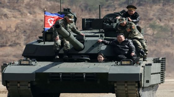 ابنة كيم جونغ أون تقود دبابة في أحدث ظهور علني لها