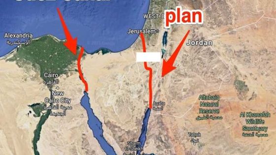 وثيقة سرية: واشنطن درست شق بديل لقناة السويس بـ520 قنبلة نووية