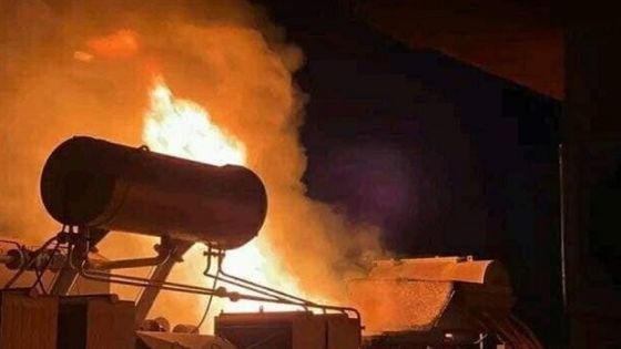حريق كبير بمحطة كهرباء في عمّان