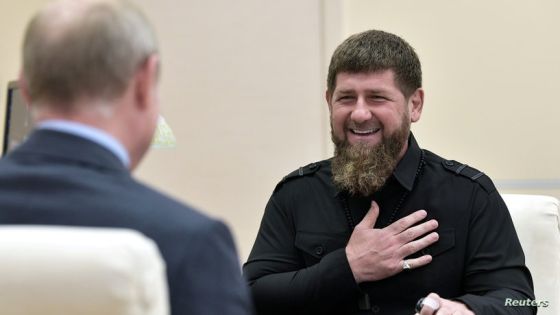 FILE PHOTO: Head of the Chechen Republic Ramzan Kadyrov speaks during a meeting with Russia's President Vladimir Putin at a residence near Moscow, Russia August 31, 2019. Sputnik/Alexei Nikolsky/Kremlin via REUTERS ATTENTION EDITORS - THIS IMAGE WAS PROVIDED BY A THIRD PARTY./File Photo