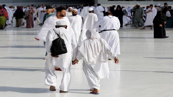 epa07762212 Muslim pilgrims walk at the al-Haram al-Sharif mosque, ahead of the Hajj 2019 pilgrimage, Mecca, Saudi Arabia, 08 August 2019. According to Saudi authorities, some 1.8 million Hajj pilgrims have arrived so far in the kingdom for the yearly religious rite. Around 2.5 million Muslims are expected to attend this year's Hajj pilgrimage, which is highlighted by the Day of Arafah, one day prior to Eid al-Adha. Eid al-Adha is the holiest of the two Muslims holidays celebrated each year, it marks the yearly Muslim pilgrimage (Hajj) to visit Mecca, the holiest place in Islam. EPA-EFE/STRINGER