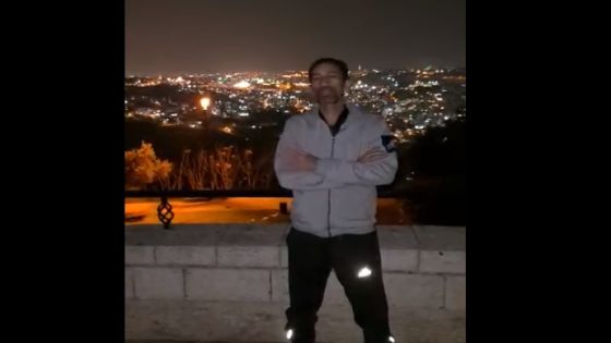 شاهدوا : العوضات يوجه رسالة للأردنيين من تلة جبل المكبر