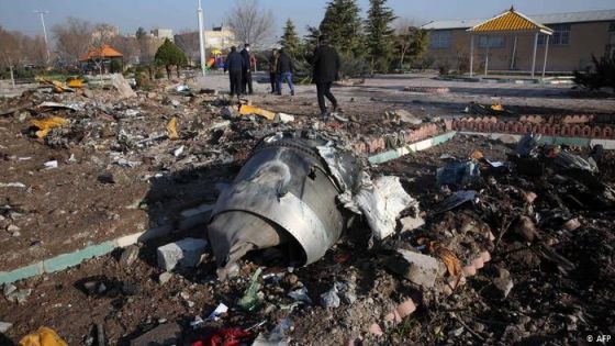 الكشف عن تسجيل سري بخصوص طائرة أوكرانية سقطت بإيران