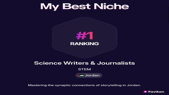 طالبة عمّان الأهلية كندا المفلح تتصدر تصنيفًا عالميًا بمجال صحافة العلوم