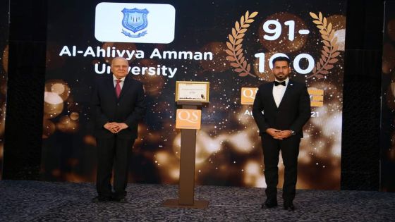 عمان الأهلية “الثانية محليا على الجامعات الخاصة والأولى عربياً