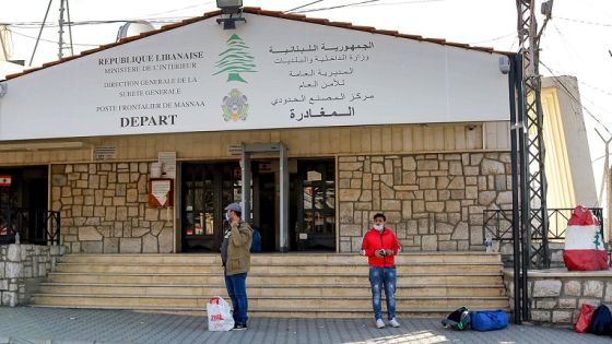 This picture on March 16, 2020 shows a view of the Masnaa crossing on the Lebanon-Syria border, ahead of its closure as part of measures against COVID-19 coronavirus disease. - Lebanon on March 15 urged people to stay at home for two weeks and prepared to close its main airport to stem a novel coronavirus outbreak that has killed three people in the country. The COVID-19 virus has officially infected 99 people in the Mediterranean nation. Beirut international airport will close from March 18-29, while no one will be allowed in through maritime or land ports of entry during that period, according to the country's information minister. (Photo by - / AFP) (Photo by -/AFP via Getty Images)