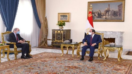 الصفدي ينقل رسالة من الملك الى الرئيس المصري