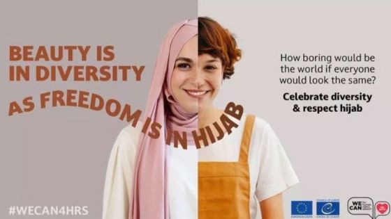 إلغاء حملة أوروبية لدعم حرية ارتداء الحجاب