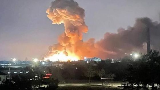 اندلاع النيران في منشآت روسية للطاقة إثر هجمات بمسيرات