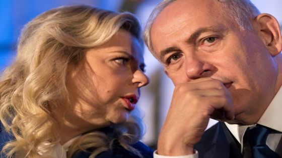 Israeli Prime Minister Benjamin Netanyahu and his wife Sarah Netanyahu attend an event marking the 50th anniversary of Israel's capture of East Jerusalem during the 1967 Six-Day War, opposite the Old City wall and near the Tower of David in Jerusalem May 21, 2017. REUTERS/Abir Sultan/Pool