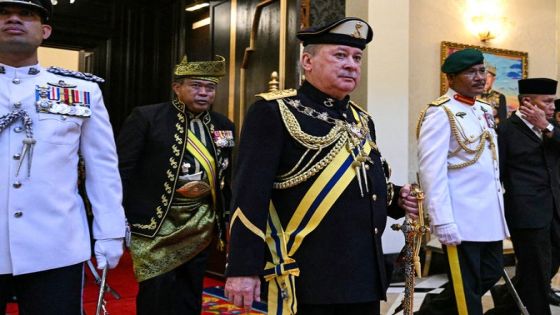 King of Malaysia Sultan Ibrahim Iskandar walks out after the oath taking ceremony at the National Palace in Kuala Lumpur, Malaysia on January 31, 2024. MOHD RASFAN/Pool via REUTERS