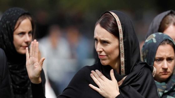 New Zealand Prime Minister Jacinda Ardern, center, waves as she leaves Friday prayers at Hagley Park in Christchurch, New Zealand, Friday, March 22, 2019. People across New Zealand are observing the Muslim call to prayer as the nation reflects on the moment one week ago when 50 people were slaughtered at two mosques. (AP Photo/Vincent Thian)
NZH 25Mar19 - Prime Minister Jacinda Ardern has announced a National Remembrance Service for the victims of the Christchurch terror attack. Photo / AP BTG 27Mar19 - Jacinda Ardern showed confidence on the local and global stage writes Margaret Murray-Benge. NZH 28Mar19 -