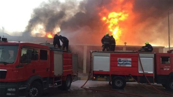 السيطرة على حريق في بلدية جرش