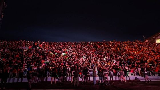 جماهير غفيرة تشارك في الاحتفال الرسمي بنجوم المنتخب الوطني في ستاد عمان