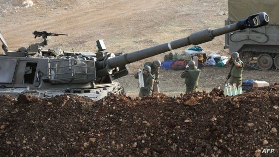 Israeli forces launch artillery fire towards southern Lebanon from the border zone in northern Israel on October 9, 2023, while Hezbollah denied involvement in clashes or "any infiltration attempt" into Israel. The Israeli army said on October 9 its soldiers had "killed a number of armed suspects" who had crossed the border from Lebanon and that Israeli helicopters were striking targets in the area. (Photo by JALAA MAREY / AFP)