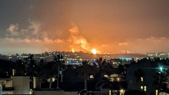 شاهد بالفيديو: حريق ضخم يلتهم مصفاة نفط في لوس أنجلوس