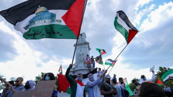 مدن أمريكية تغضب نصرة للشعب الفلسطيني