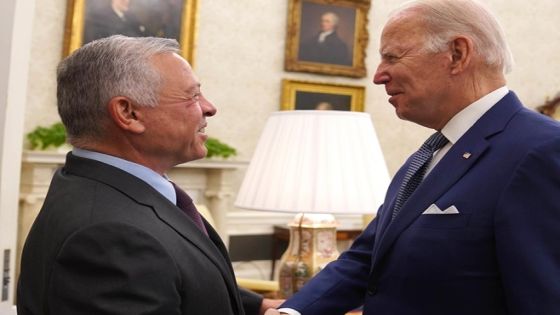 بايدن يستضيف الملك في البيت الأبيض لبحث الحرب على غزة